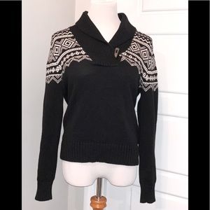 LAUREN Ralph Lauren black and white sweater